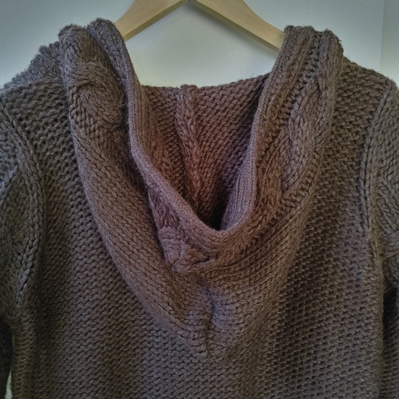Carol Rose Brown Knit Sweater ~ Size L - Picture 6 of 13
